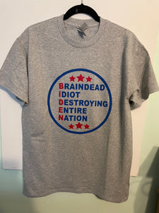 Joe Biden Acronym T shirt New