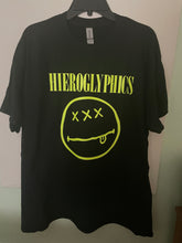 Load image into Gallery viewer, Hieroglyphics T shirt New Nirvana Parody
