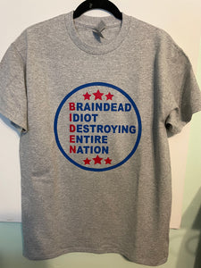 Joe Biden Acronym T shirt New