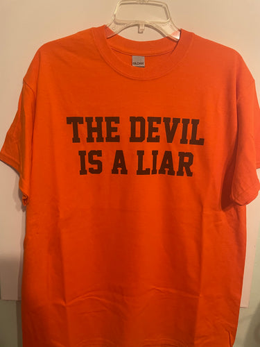 The Devil is a Liar t shirt