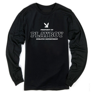 Property Of Playboy Long Sleeve T shirt