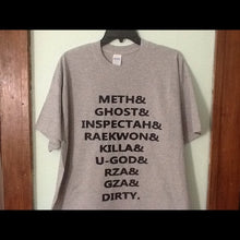 Load image into Gallery viewer, wu tang members t shirt
